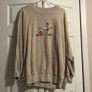 NWOT Abercrombie & Fitch Snoopy Sunday Crew